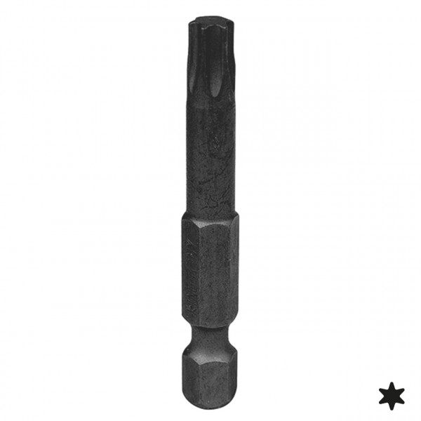 Вставка (бита) торцевая 1/4", Torx, Т40, L = 50 мм, для шуруповерта KING TONY 715040T