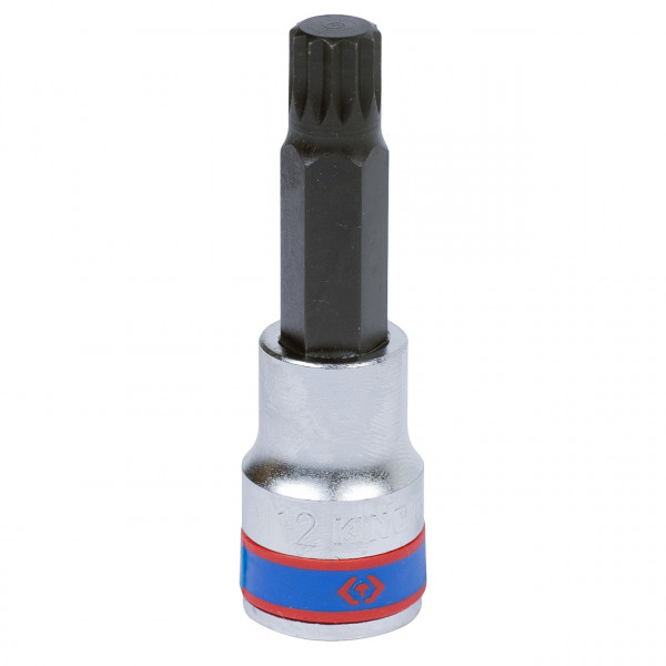 Насадка (бита) торцевая 1/2", Spline, M12, L = 80 мм KING TONY 403612