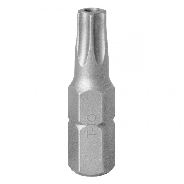 Вставка (бита) торцевая 1/4", Torx, T10, L = 25, с отверстием KING TONY 102510U