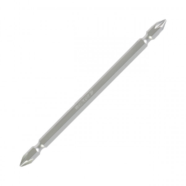 Вставка (бита) торцевая 1/4", Phillips, PH2, L = 150 мм, двухсторонняя, для шуруповерта KING TONY 131502P