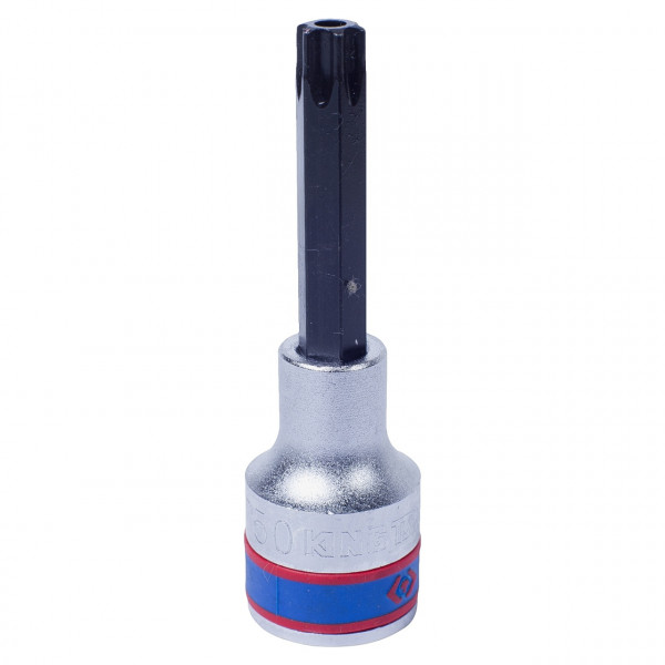 Насадка (бита) торцевая 1/2", Torx, T50, L = 80 мм, с отверстием KING TONY 403750