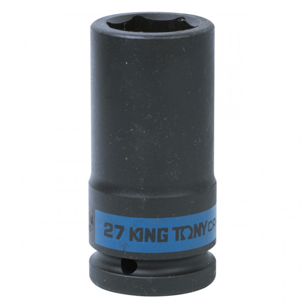 Головка торцевая ударная глубокая шестигранная 3/4", 27 мм KING TONY 643527M