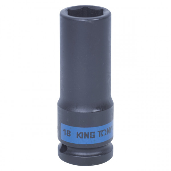 Головка торцевая ударная глубокая шестигранная 1/2", 18 мм KING TONY 443518M