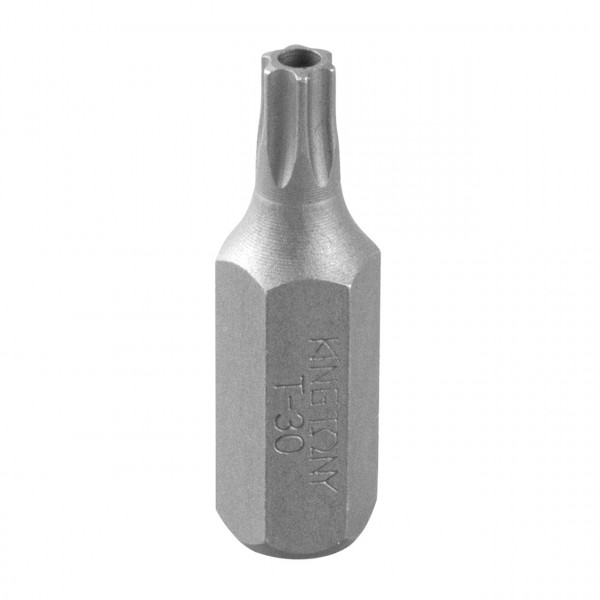 Вставка (бита) торцевая 10 мм, Torx, Т30, L = 36 мм, с отверстием KING TONY 163630U