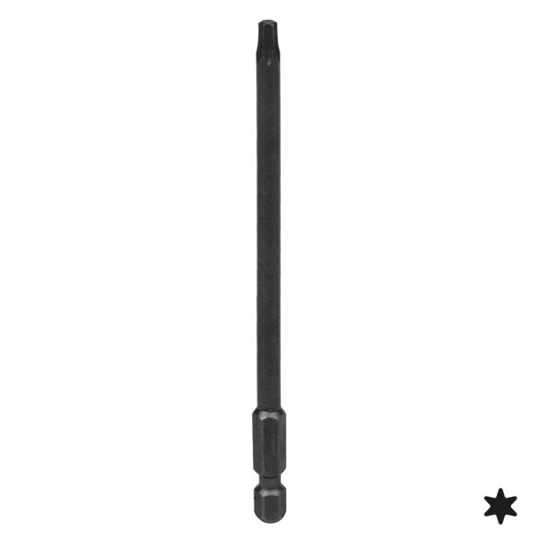 Вставка (бита) торцевая 1/4", Torx, Т10, L = 110 мм, для шуруповерта KING TONY 711110T