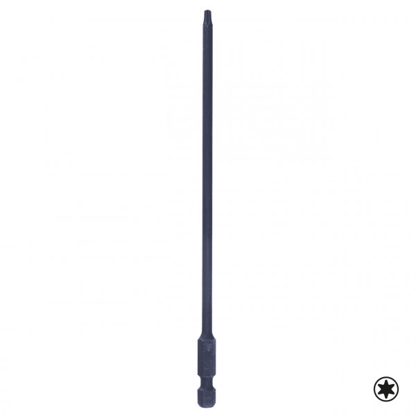 Вставка (бита) торцевая 1/4", Torx, Т10, L = 150 мм, для шуруповерта KING TONY 711510T