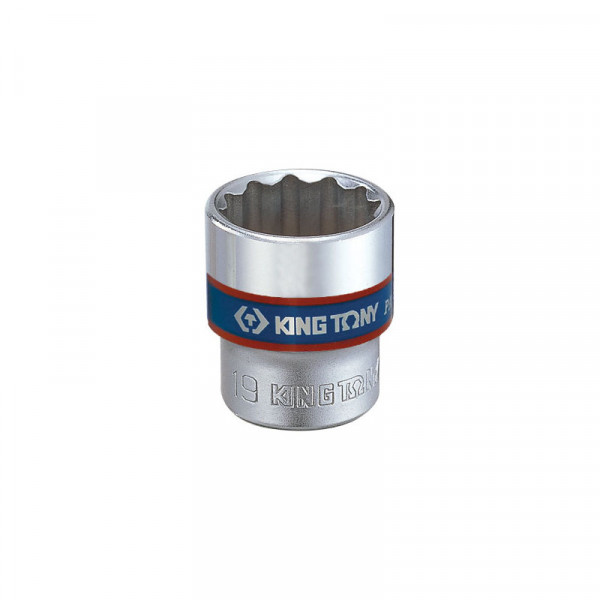 Головка торцевая стандартная двенадцатигранная 3/8", 17 мм KING TONY 333017M