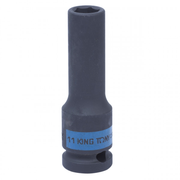 Головка торцевая ударная глубокая шестигранная 1/2", 11 мм KING TONY 443511M