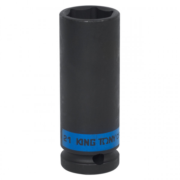 Головка торцевая ударная глубокая шестигранная 1/2", 21 мм KING TONY 443521M